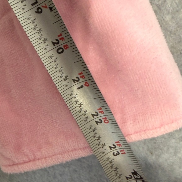 Victorias Secret Pink terricloth Long Wrap Robe Shawl Collar Button Closure M/L - Picture 13 of 16
